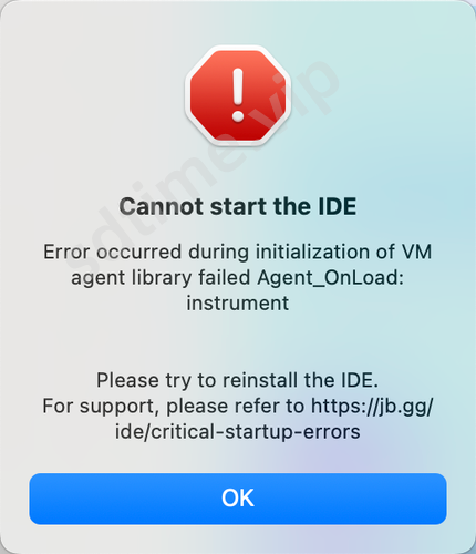 Jetbrains 家族 2025版本激活后报错:Cannot start the IDE 解决办法